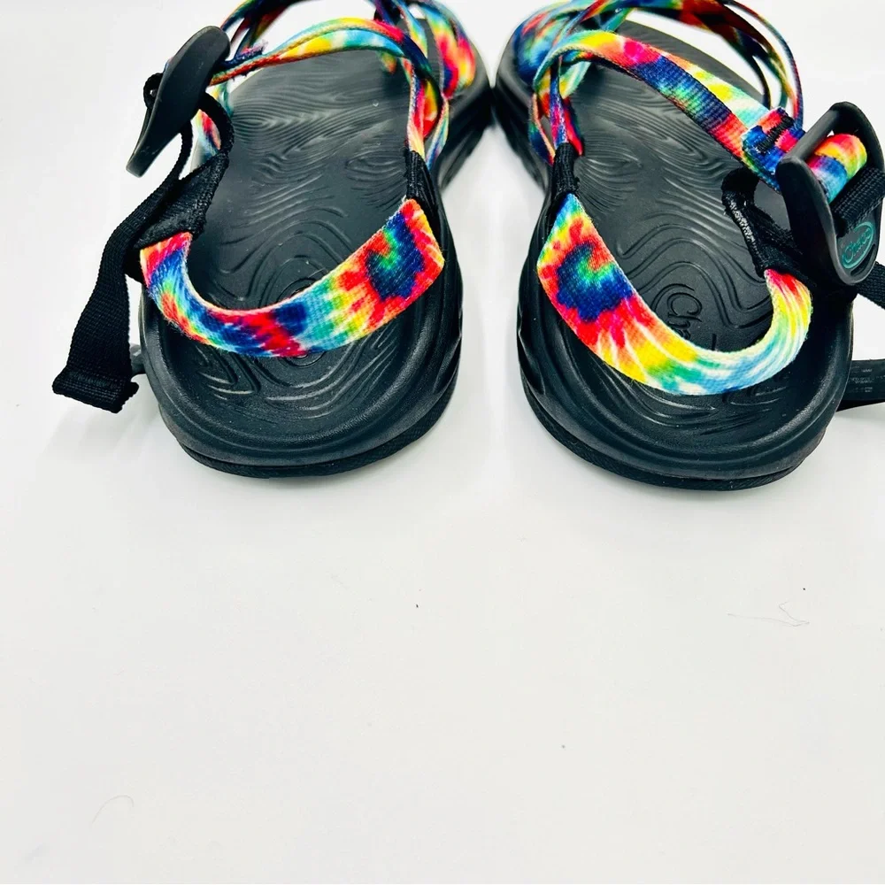 Chaco Z Volv X2 Tie-Dye Sandals Adjustable Straps Hiking Shoes women size 10 - Picture 10 of 11